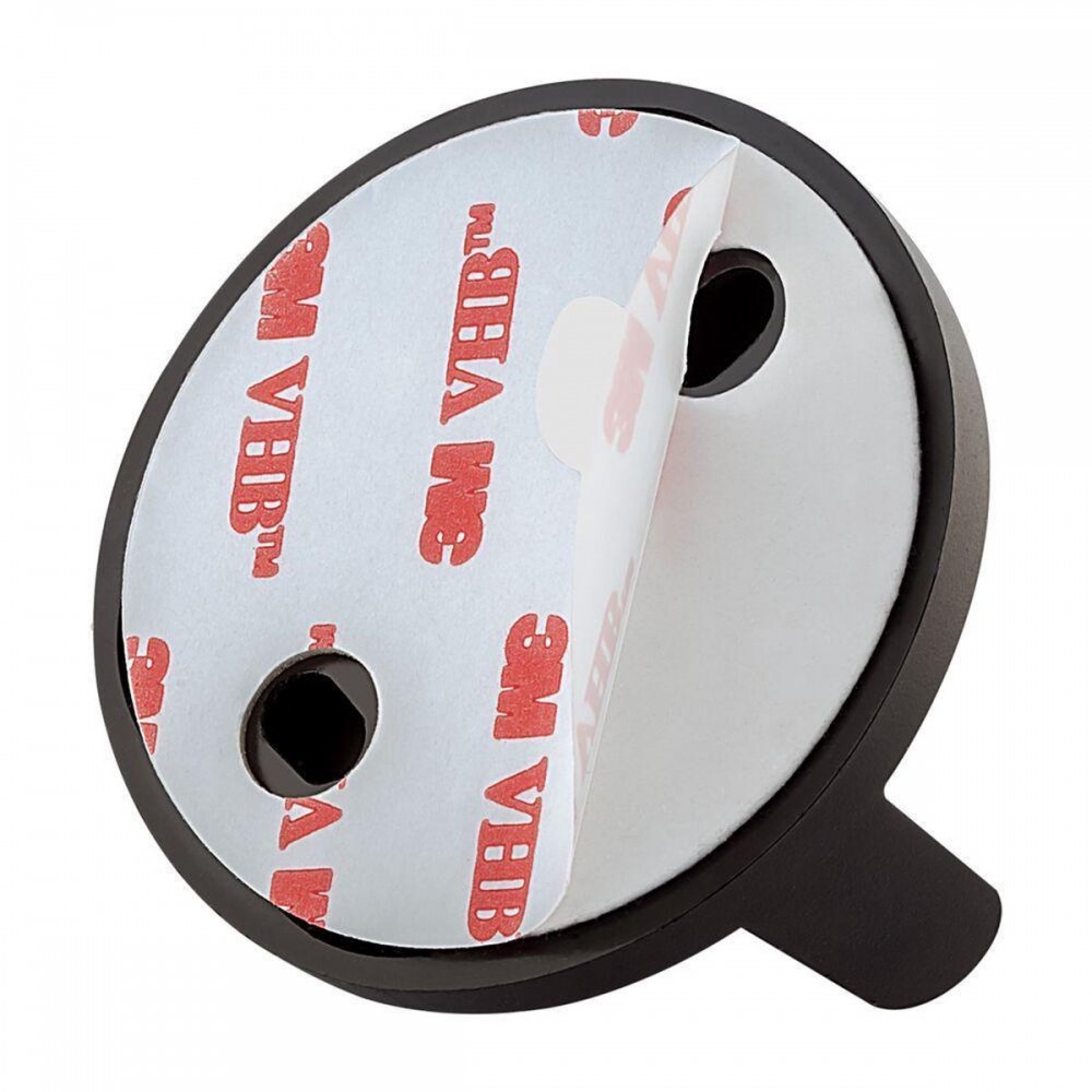 Tiger Tune - Zeepdispenser 180 ml - Zonder boren - Zelfklevend 3M tape - RVS geborsteld / Zwart