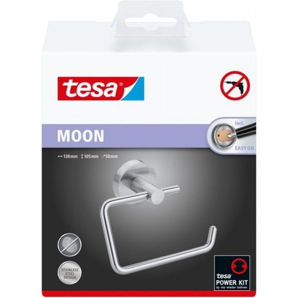 Tesa moon toiletrolhouder zonder klep