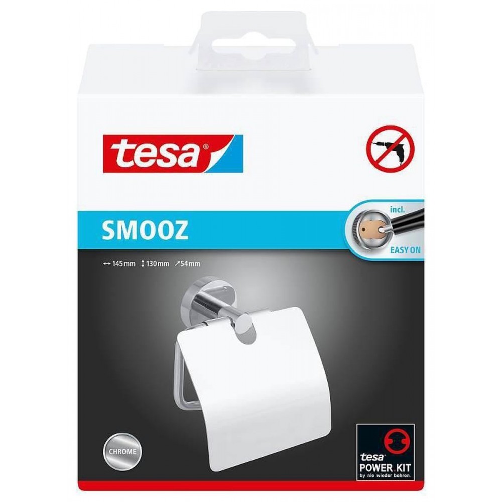 Tesa smooz toiletrolhouder met klep