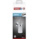 Tesa Smooz Zeeppomp 9x24x9cm zonder boren Zelfklevend Verchroomd Metaal chroom wit