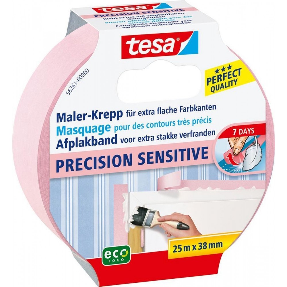 Tesa Afplakband Precision Sensitive 25 m x 38 mm