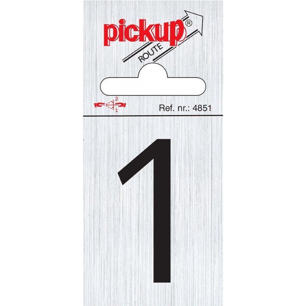 Pickup Route alulook 60x44 mm - cijfer 1