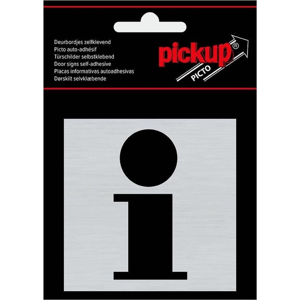 Pickup Route Alulook Alu Picto 80x80 mm - informatie