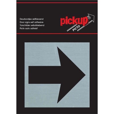 Pickup Route Alulook Alu Picto 80x80 mm - pijl