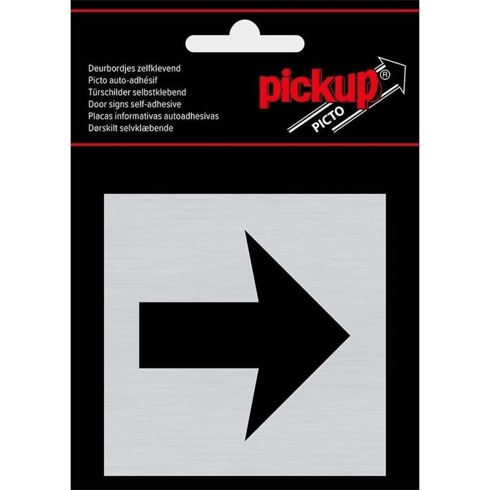 Pickup Route Alulook Alu Picto 80x80 mm - pijl