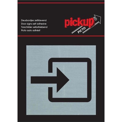 Pickup Route Alulook Alu Picto 80x80 mm - ingang