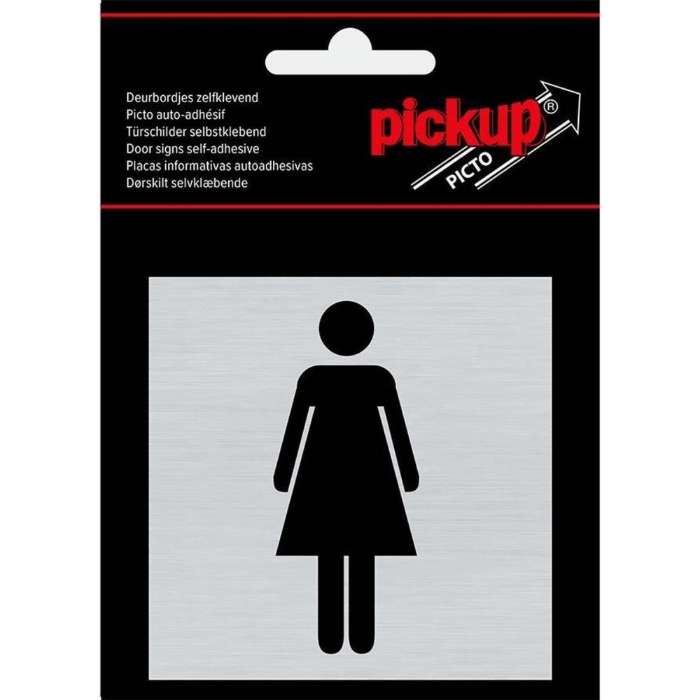 Pickup Route Alulook Alu Picto 80x80 mm - dames
