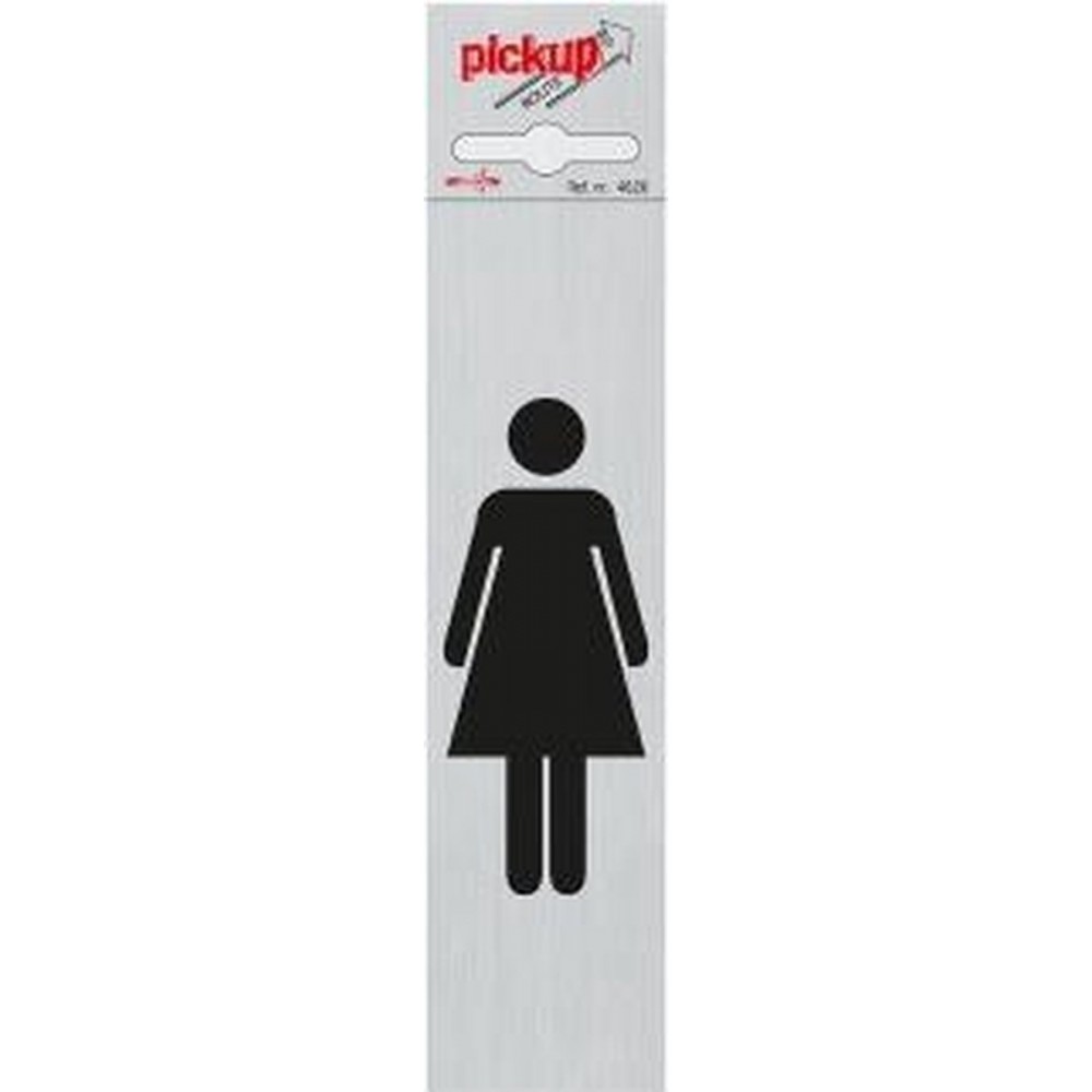 Pickup Route Alulook 165x44 mm - dames symbool staand