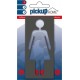 Pickup 3D Home Picto frame zelfklevend vrouw grijs - diapositief
