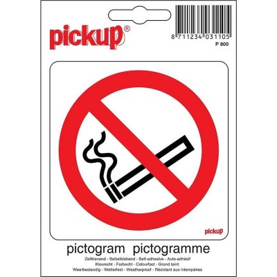 Pickup Pictogram 10x10 cm - Verboden te roken