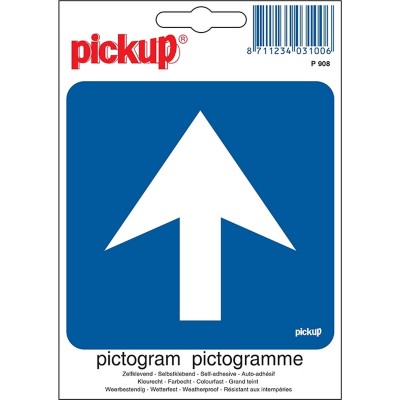Pickup Pictogram 10x10 cm - Eenrichtingsverkeer