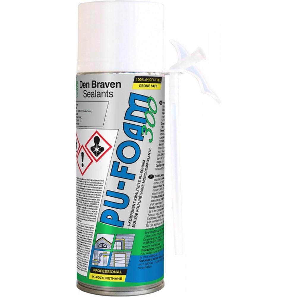 Zwaluw 11806200 PU-Foam B3 Montageschuim/PUR - Lichtgroen - 300ml