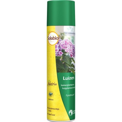 Solabiol Pyrethrum Bladluizen Spray - 400 ml - Luizen Bestrijdingsmiddel - Luizenspray voor Kamerplanten en Kuipplanten in Huis