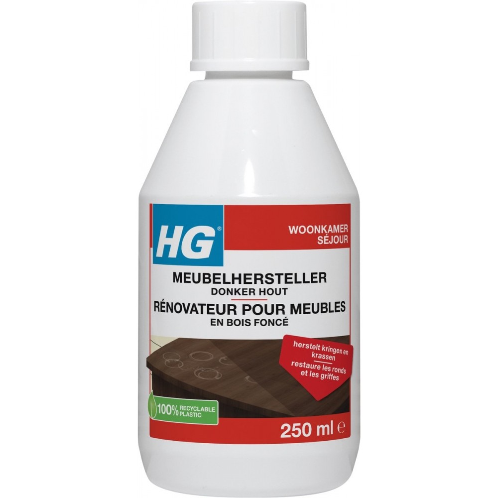 HG meubelhersteller donker hout 250ml