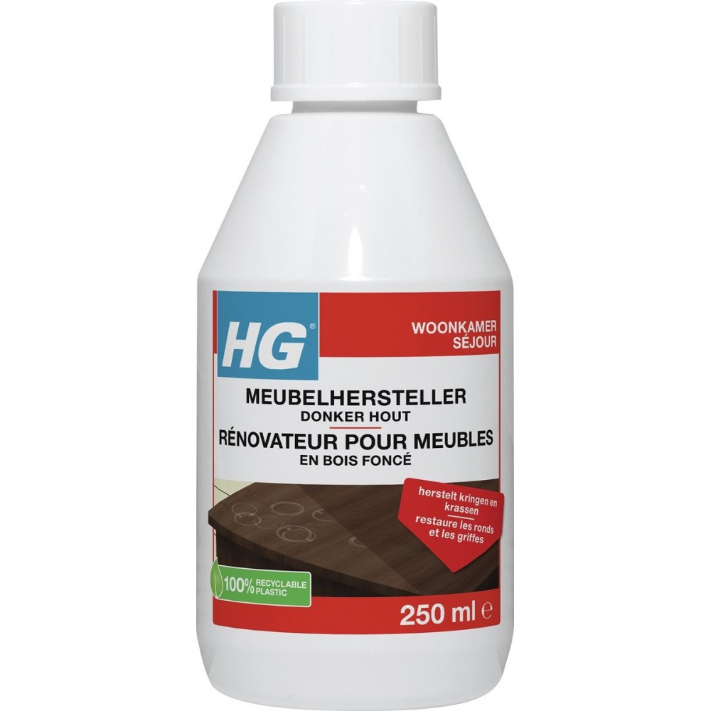 HG meubelhersteller donker hout 250ml