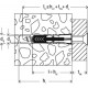 Fischer DUOPOWER 12x60 LD 2-componenten plug 60 mm 12 mm 538253 25 stuk(s)