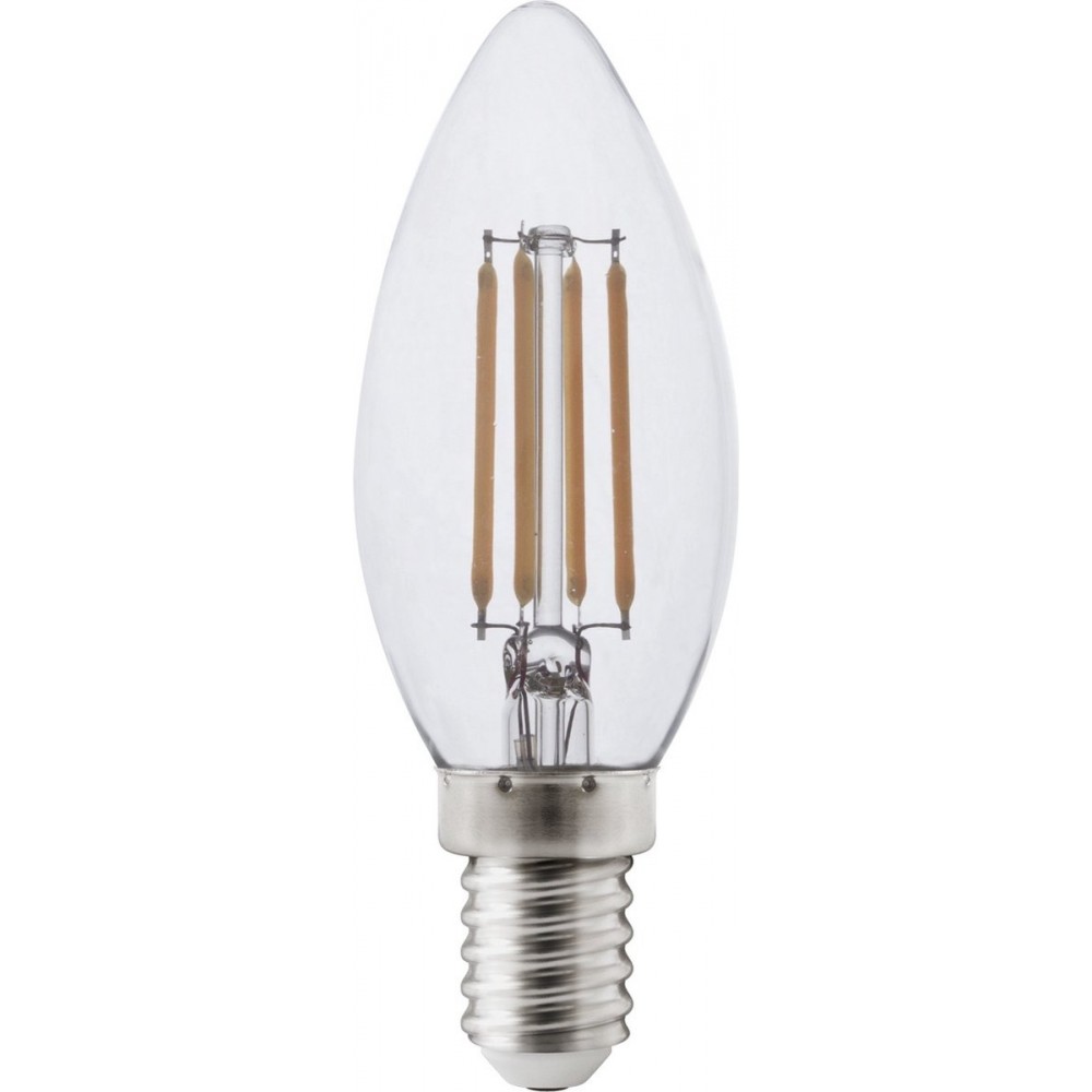 Calex filament LED kaarslamp E14 4.5W 470lm 2700K helder dimbaar