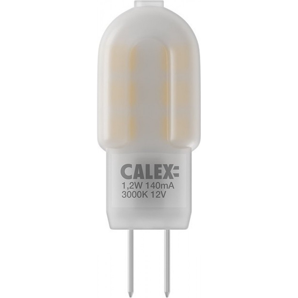 Calex LED G4 1.5W 3000K 120lm 12Vac Mat Ø1.2x3.7cm Niet dimbaar
