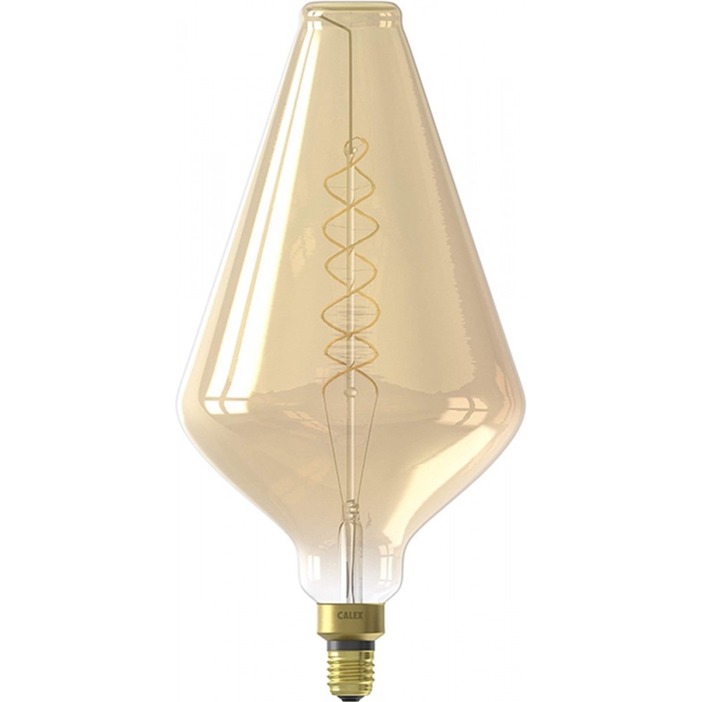 Calex XXL Vienna - Goud - led lamp - Ø188mm - Dimbaar