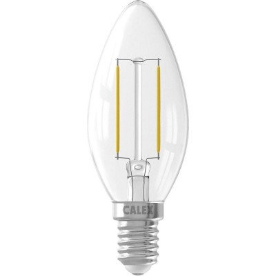 Calex candle LED Lamp Filament - E14 - 200 Lm - Zilver