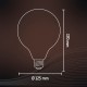 Calex Filament LED Lamp - G125 Vintage Lichtbron - E27 - Goud - Warm Wit Licht - Dimbaar