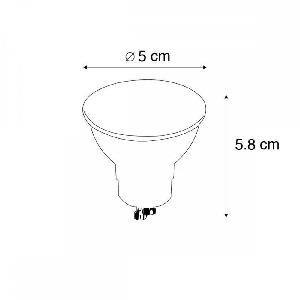 Calex GU10 dimbare LED lamp 6W 450 lm 2700K