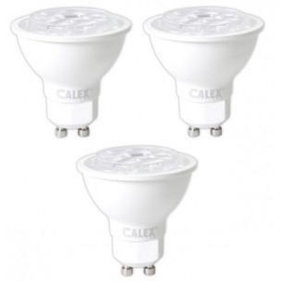Calex LED GU10 240V 6.5-40W 35D 2700K Dimbaar (blister 3 stuks)