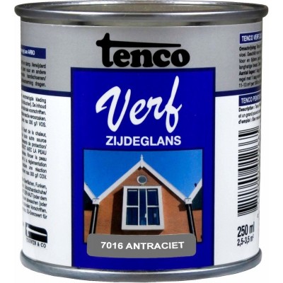 Tenco verf zijdeglans crèmewit (RAL 9001) - 250 ml