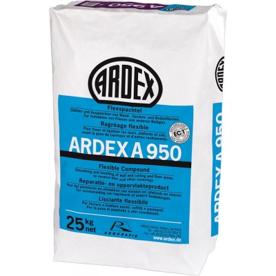 Ardex A 950 grijs sneldrogende uitvlakmortel - Flexegalisatie- 25 kg