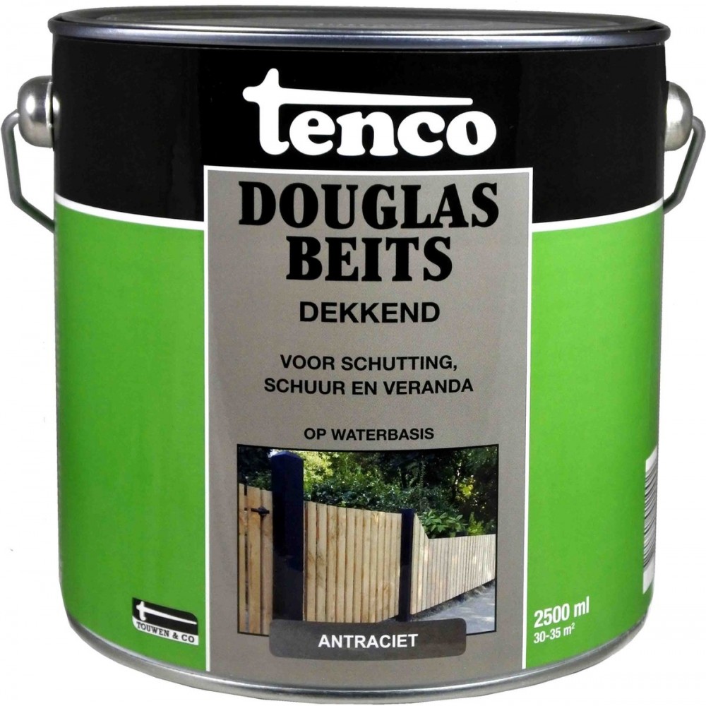 Tenco douglas beits waterbasis dekkend ijswit - 1 liter