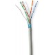 Netwerk Kabel Rol - CAT6 - Solid - F/UTP - CCA - 305.0 m - Binnenshuis - Rond - PVC - Grijs - Gift Box