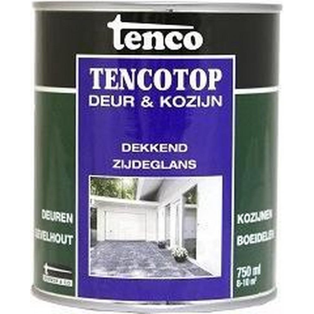 Tenco tencotop deur & kozijn dekkend zijdeglans antraciet - 750 ml