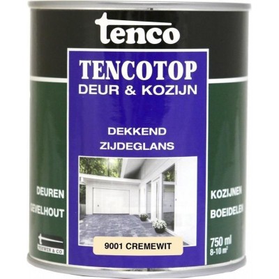 Tenco Tencotop deur & kozijn dekkend zijdeglans cremewit - 750 ml