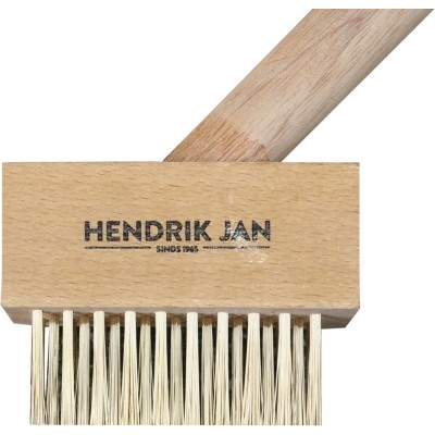 Hendrik Jan - Onkruidborstel - Staaldraad - Met steel