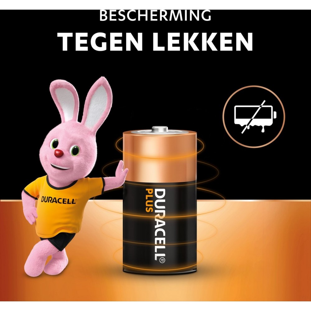 Duracell Plus Alkaline C batterijen - 2 stuks