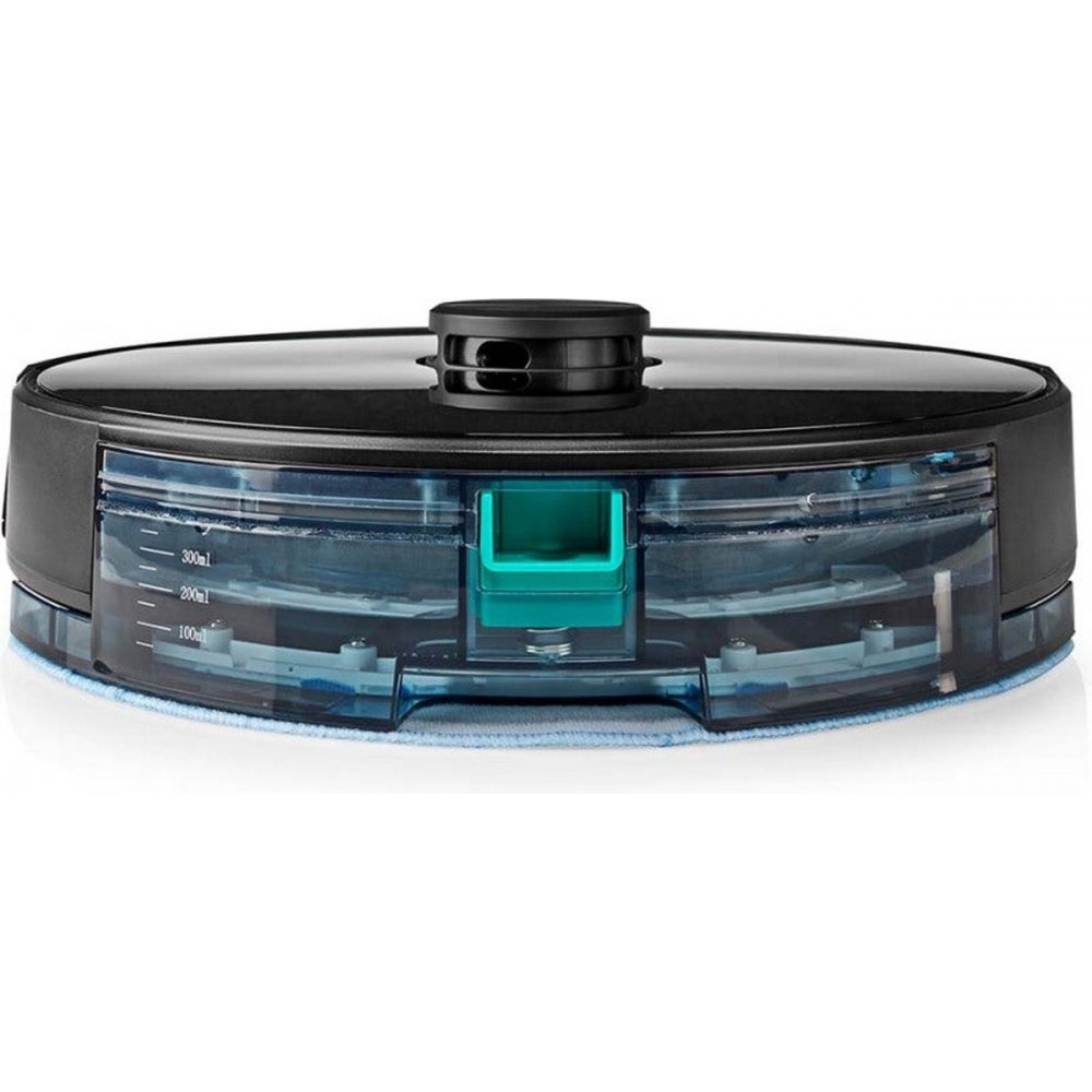 Nedis SmartLife Robotstofzuiger - Laser navigatie - Wi-Fi - Capaciteit opvangreservoir: 0.6 l - Automatisch opladen - Maximale gebruiksduur: 120 min - Zwart - Android / IOS
