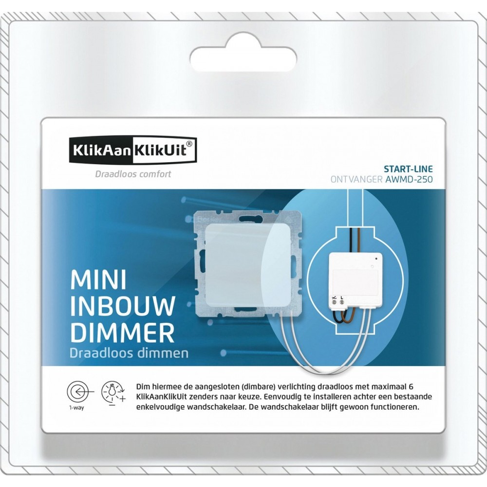 KlikAanKlikUit Mini Inbouwdimmer multi - AWMD-250