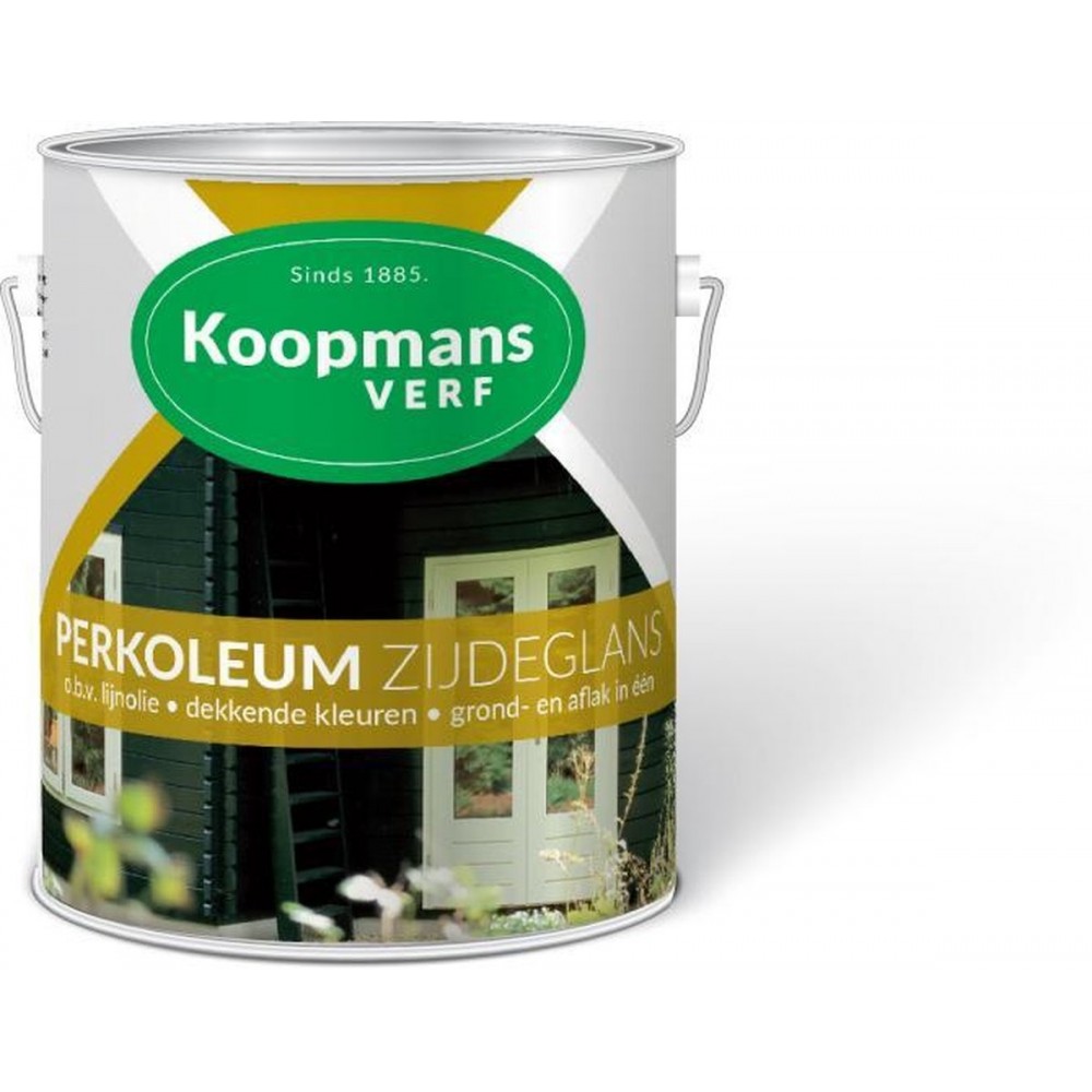 Koopmans Perkoleum Beits Zwart 239 Dekkend Zijdeglans 0,75 Liter