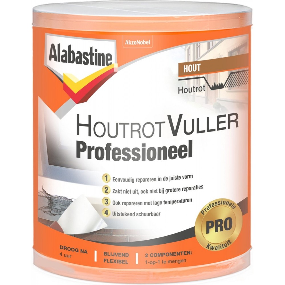 Alabastine houtrotvuller professioneel - 330 gram