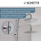 SCHÜTTE Aquaduct Hoofddouche Set - met Thermostatische Mengkraan - Chroom