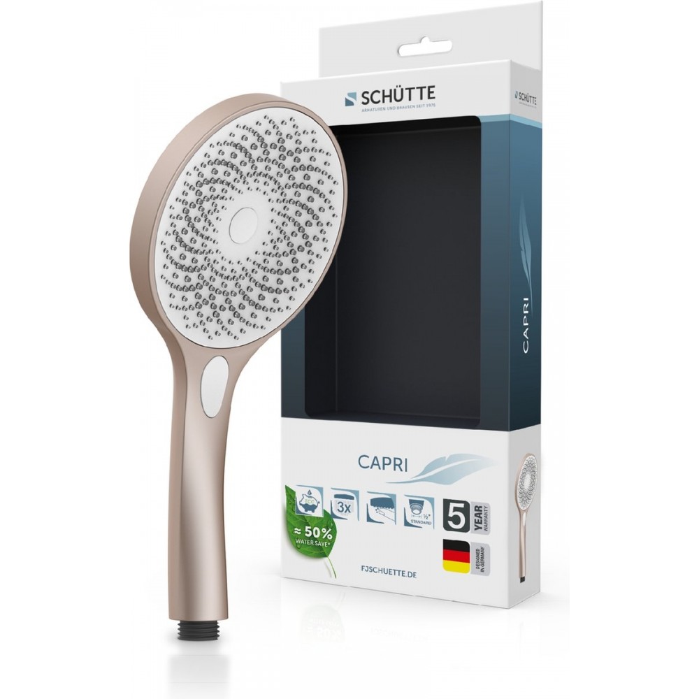 SCHÜTTE Capri Handdouche - Rosé Mat/Wit