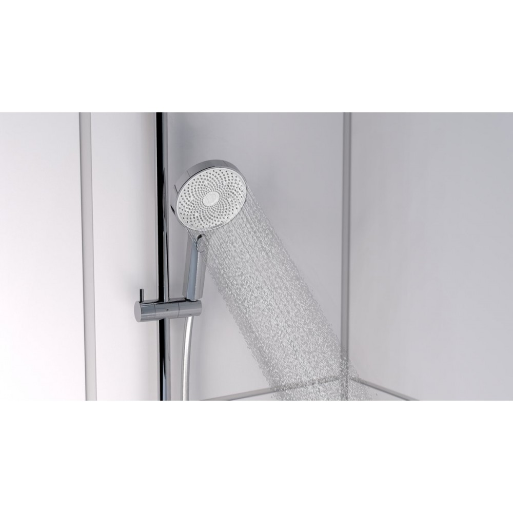 SCHÜTTE Samoa Rain Handdouche - Douchekop Ø 13 cm -3 Standen - Chroom & Wit