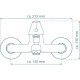 SCHÜTTE Athos Badkraan - Mengkraan - Hartafstand 150 mm - Chroom