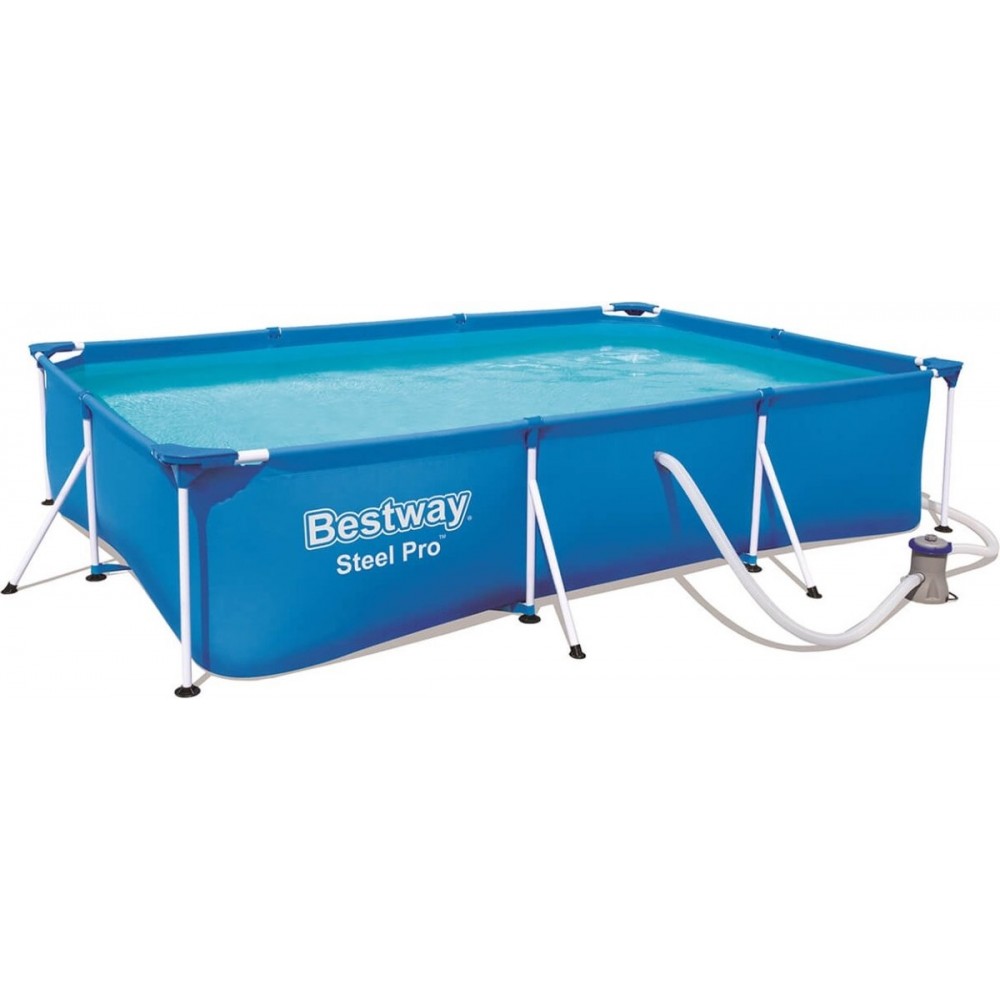 Bestway Steel Pro zwembad + filterpomp 300 x 201 x 66 cm