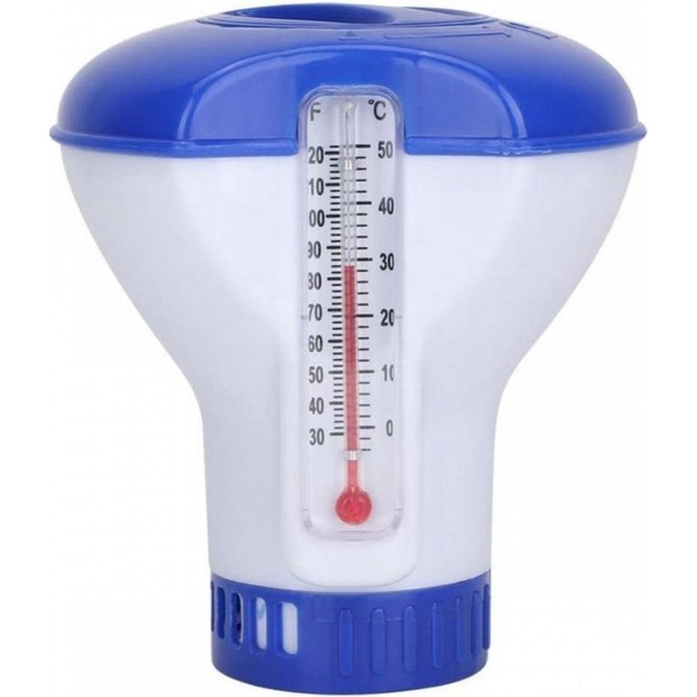 Summer Fun chloordrijver - Voor tabletten van 20g - Inclusief thermometer