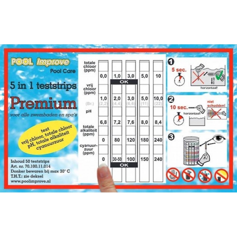 Pool Improve Teststrips 5 In 1