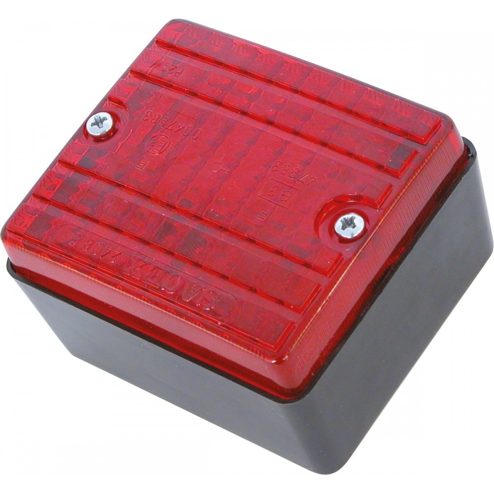 Carpoint Mistachterlicht Aanhanger | Mistachterlicht Rood 7x8cm