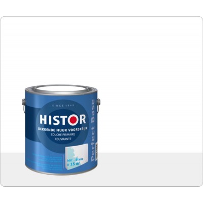 Histor Perfect Base Dekkende Muur Voorstrijk 2,5 liter - Wit