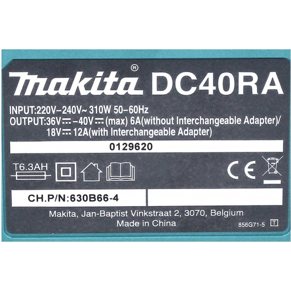 Makita DC40RA Oplader XGT40V Max - 191E07-8