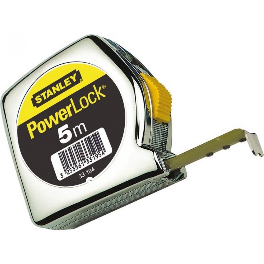 STANLEY Rolbandmaat Powerlock - 5 m - 19 mm